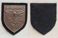 Rukávový štítek Balkan.